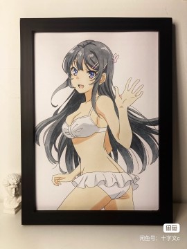 JYUMONJI's Sakurajima Mai Hot Sexy Hand drawing with marker 2